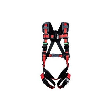 Msa Safety Evotech Lite Harness, Quick Connect, XL, 10155575 10155575